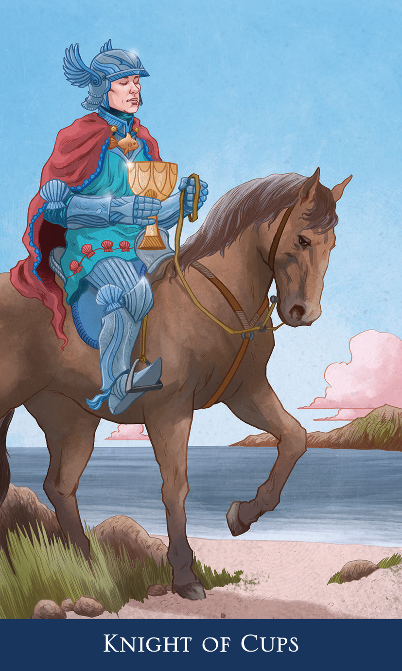 Knight of Cups from Llewellyn Classic Tarot