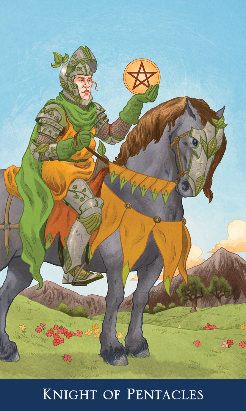 Knight of Pentacles from Llewellyn Classic Tarot
