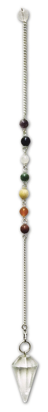 Clear Crystal Chakra Pendulum