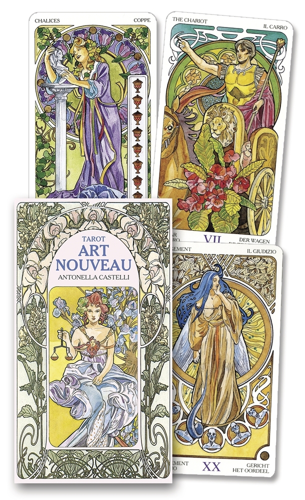 Llewellyn worldwide tarot art nouveau deck product summary