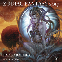 Zodiac Fantasy 2017 Calendar, by Paolo Barbieri
