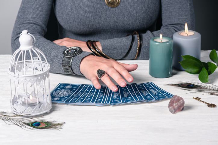 Woman Reading Tarot