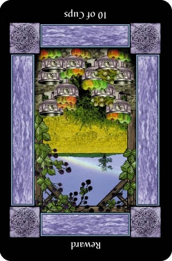 10 of Cups - Reversed